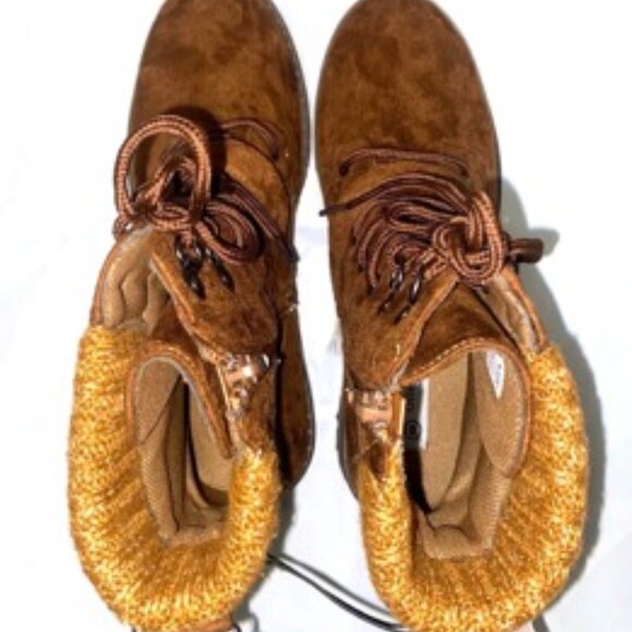 Olivia & Kate - New York - Leanna Women's Hiking Boot Brown Size 6 - Picture 7 of 9